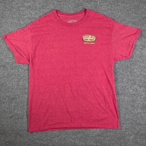Ron Jon Surf Shop Myrtle Beach The Good Life Graphic T-Shirt Red Heather Large